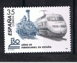 Stamps Spain -  Edifil  3591  150 años del Ferrocarril en España.  