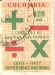 Stamps Colombia -  PRIMER CONGRESO DE CALCULO ELECTRONICO