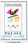 Stamps Spain -  Edifil  3647  Filatem-Universiada Palma 1999.  