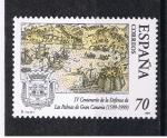 Stamps Spain -  Edifil  3649  IV  Cent. de la Defensa de las Palmas de Gran Canaria.  