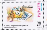 Stamps Spain -  Edifil  3668  Correspondencia Epistolar Escolar.  El sello, compañero inseparable. 