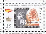 Stamps Spain -  Edifil  3691  150 Aniver. del primer sello español.  