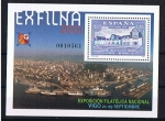 Stamps Spain -  Edifil  3816  Exposición Filatélica Nacional  EXFILNA ¨2001  Se completa con una panorámica aérea de