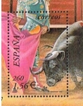 Stamps Spain -  Edifil  3834  Toros.  Curro Romero  