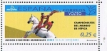 Stamps Spain -  Edifil  3902  Juegos Ecuestres Mundiales. Campeonatos del Mundo deHípica.   