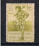 Stamps Spain -  Edifil  435  Pro Exposiciones de Sevilla y Barcelona  