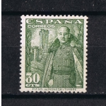 Stamps Spain -  Edifil  1025  General Franco y castillo de la Mota   