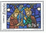 Stamps Spain -  Edifil  4020  Vidrieras de la Catedral de Santa María, de León.  