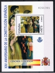 Stamps Spain -  Edifil  SH 4043  XXV aniv. de la Constitución.  