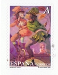 Stamps Spain -  Edifil  4137  El Circo. Tarifa A  