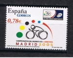 Stamps Spain -  Edifil  4184  Campeones del Mundo de Ciclismo en carretera. Madrid.  