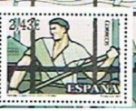 Stamps Spain -  Edifil  4359  Vidrieras.  