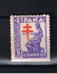 Stamps Spain -  Edifil  1008  Pro Tuberculosos.  