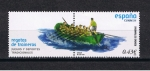 Stamps Spain -  Edifil  4425  Juegos y deportes tradicionales.  Sello + viñeta.  