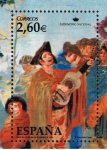 Stamps Spain -  Edifil  4428  Patrimonio Nacional. Tapices.  