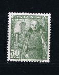 Stamps Spain -  Edifil  1025  General Franco y Castillo de la Mota.   