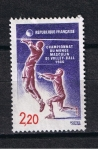 Stamps France -  Championnat du Monde Masculin de Volley-Ball  1986