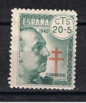 Stamps Spain -  Edifil  937  Pro Tuberculosos.  