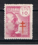 Stamps Spain -  Edifil  939  Pro Tuberculosos.  