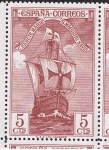 Stamps Spain -  Edifil  534  Descubrimiento de América.  