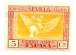 Stamps Spain -  Quinta de Goya en la exposicion de Sevilla