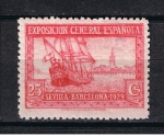 Stamps Spain -  Edifil  440   Pro Exposiciones de Sevilla y Barcelona.  