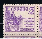 Stamps Spain -  Edifl  1062  Pro víctimas de la guerra.  