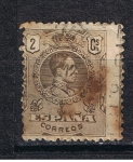 Stamps Spain -  Edifil  267   Alfonso XIII   