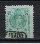 Stamps Spain -  Edifil  275  Alfonso  XIII   