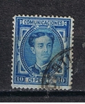 Stamps Spain -  Edifil  175  Corona Real y Alfonso XII.  