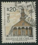 Stamps Chile -  Scott 1054 - Iglesias de Chiloe