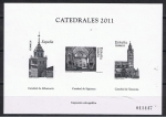 Stamps Spain -  Impresión Calcográfica de Catedrales 2011