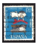 Stamps Spain -  (1801) Dia Nacional de Caridad 1967