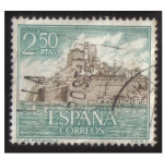 Stamps Spain -  (1813) Castillos de España. Cº de Peñíscola (Castellón)