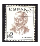 Stamps Spain -  (1830) Centenario de Celebridades.  Juan de Bethencourt