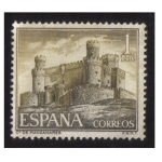 Stamps : Europe : Spain :  (1744) Castillos de España. Cº Manzanares del Real (Madrid)