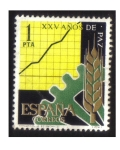 Stamps : Europe : Spain :  (1582) XXV años de Paz Española. Desarrollo Economico