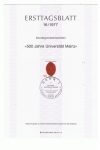 Stamps Germany -  500 Jahre Universität Mainz