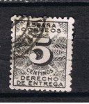 Stamps Spain -  Edifil  592  Derecho de entrega  