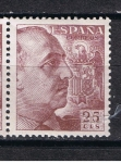 Stamps Spain -  Edifil  1048  Cid y General Franco.  