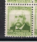 Stamps Spain -  Edifil  672  Personajes y Monumentos.  