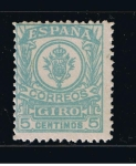 Stamps Spain -  Giro  5 cents.