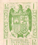 Stamps : Europe : Spain :  Especiales para facturas y recibos