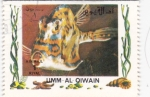 Stamps United Arab Emirates -  peces tropicales