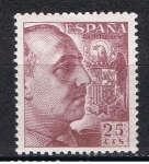 Stamps Spain -  Edifil  1048  Cid y General Franco.  