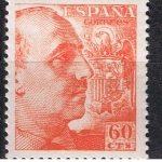 Stamps Spain -  Edifil  1054  Cid y General Franco.  