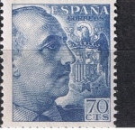 Stamps Spain -  Edifil  1055  Cid y General Franco.  