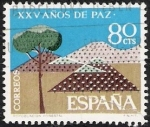 Stamps Spain -  XXV Añosde Paz Española