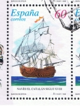 Stamps Spain -  Edifil  3414  Barcos de Época. 