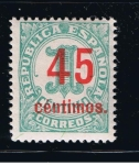 Stamps Spain -  Edifil  742  Ci.fras, habilitados con nuevo valor  